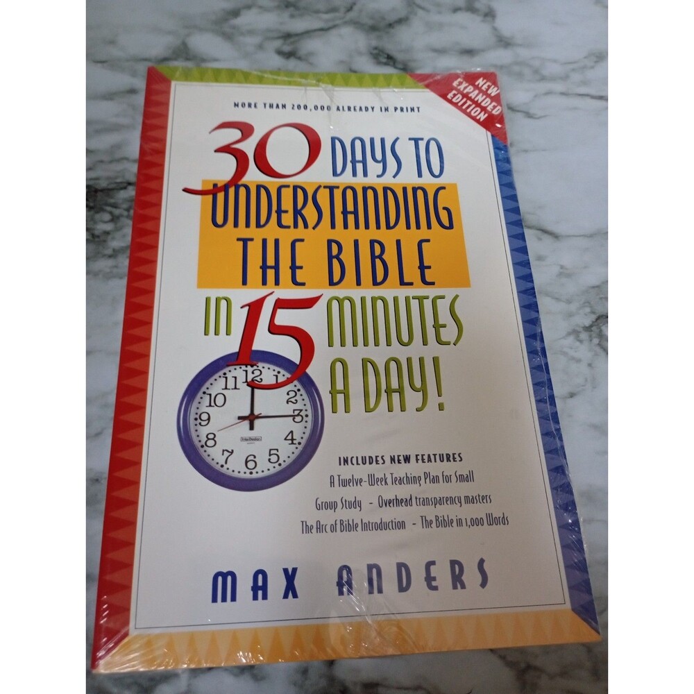 NWT 30 Days to Understanding the Bible in 15 Minutes a Day! By Max Anders